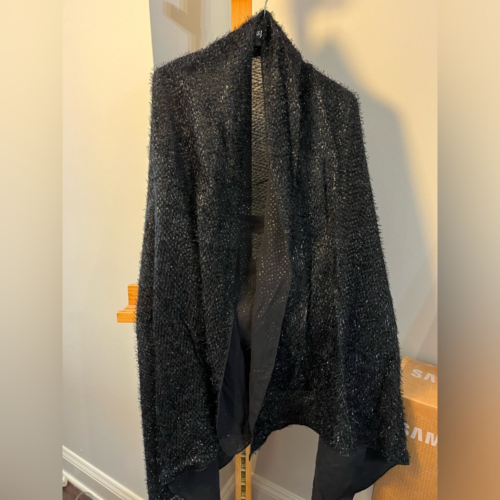 Large black glittery Marc Jacobs shawl/wrap.